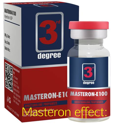 Masteron effect: